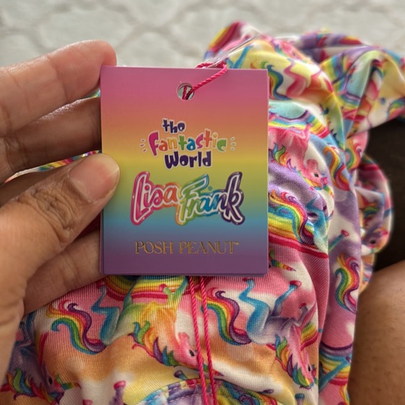 Posh Peanut Markie Magic Ruffled Capsleeve Basic Bodysuit - Picture 4 of 5